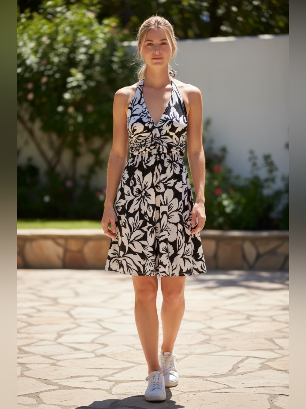 ✨💖 Kim Rogers Summer Tie-Back Dress — Size 8P | Flawless Mint Condition 💖✨